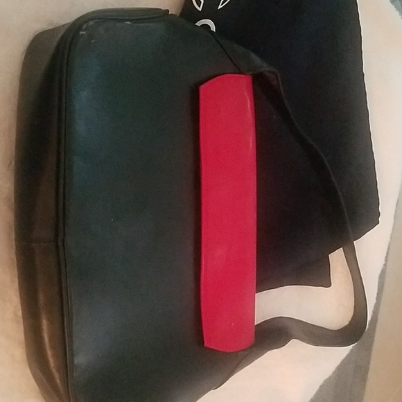 Charmelle Black Leather Handbag / Interchangeable - Picture 4 of 8